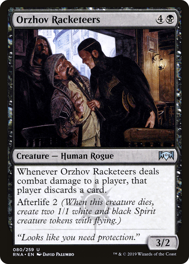 {C} Orzhov Racketeers [Ravnica Allegiance][RNA 080]