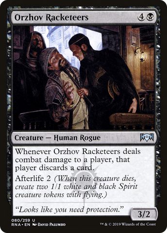 {C} Orzhov Racketeers [Ravnica Allegiance][RNA 080]