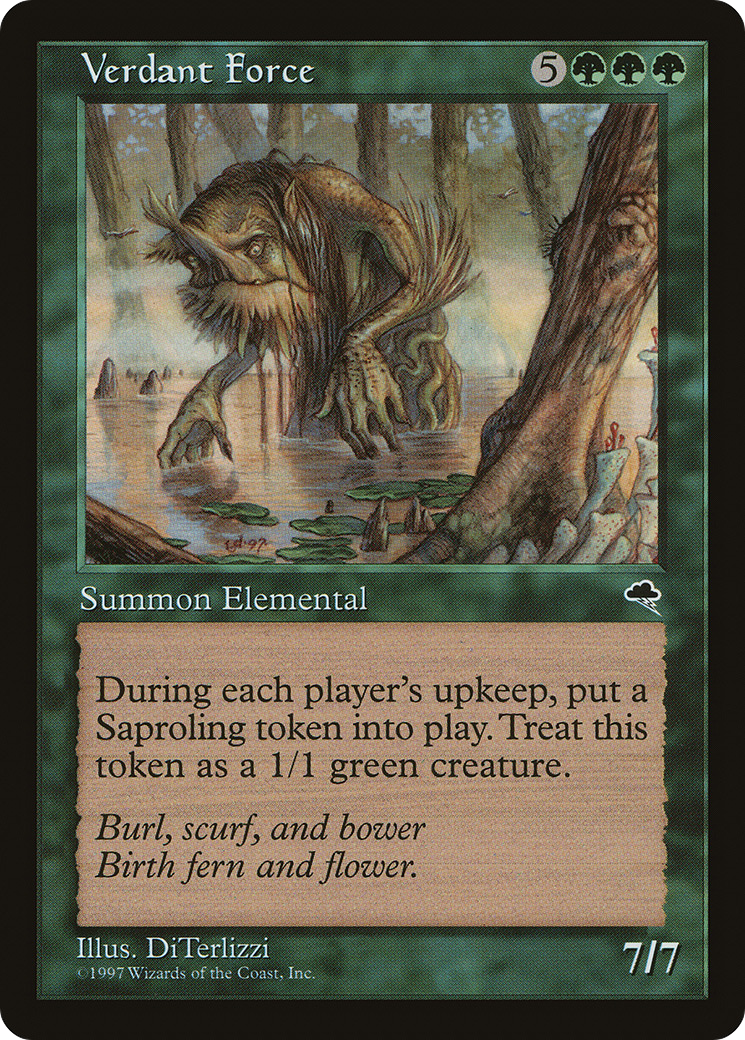 {R} Verdant Force [Tempest][TMP 263] - Misty Mountain Games