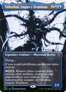 {R} Tekuthal, Inquiry Dominus (Borderless Ichor) [Phyrexia: All Will Be One][ONE 302]
