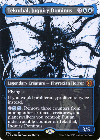 {R} Tekuthal, Inquiry Dominus (Borderless Ichor) [Phyrexia: All Will Be One][ONE 302]