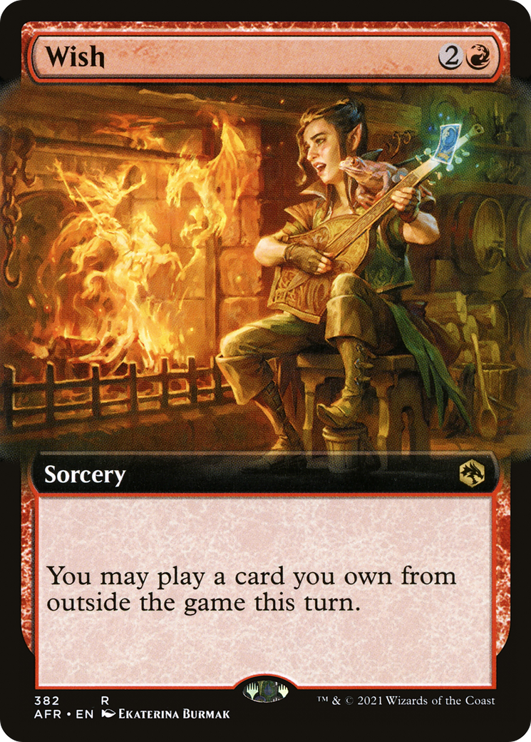 {R} Wish (Extended Art) [Dungeons & Dragons: Adventures in the Forgotten Realms][AFR 382]