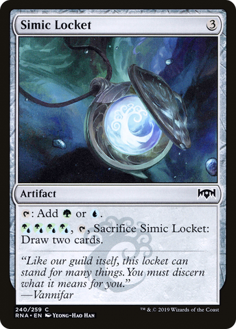 {C} Simic Locket [Ravnica Allegiance][RNA 240]