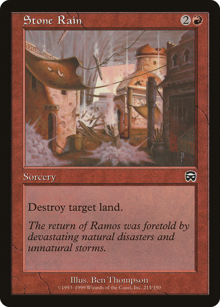 {C} Stone Rain [Mercadian Masques][MMQ 215]