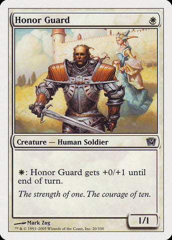 {C} Honor Guard [Ninth Edition][9ED 020]