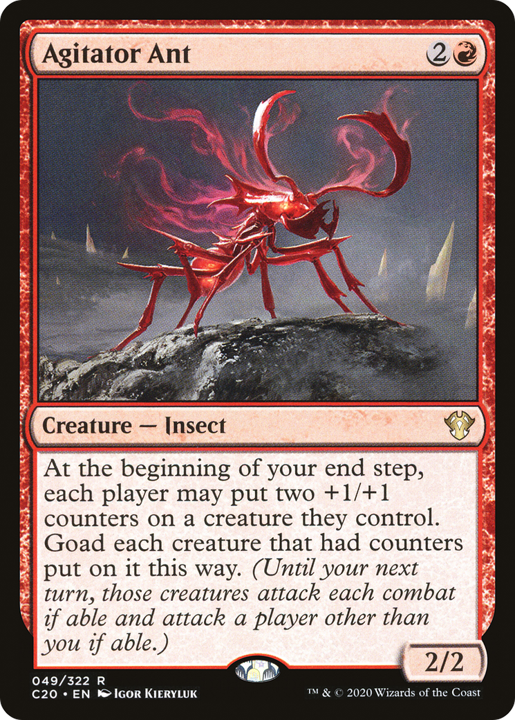 {R} Agitator Ant [Commander 2020][C20 049]