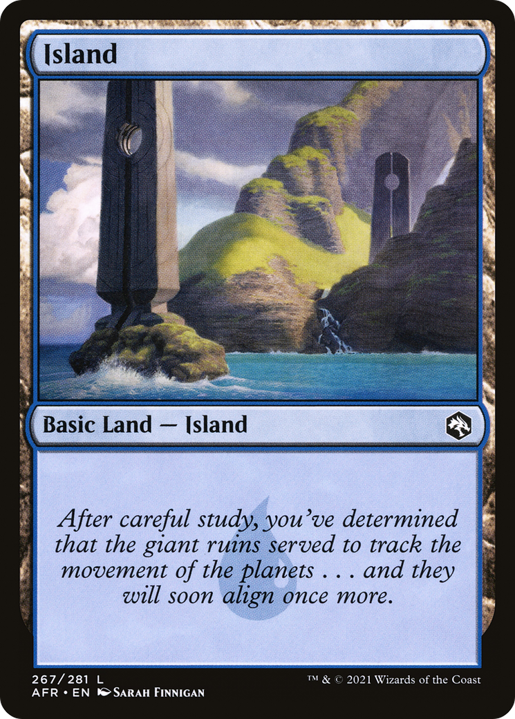 {B}[AFR 267] Island (267) [Dungeons & Dragons: Adventures in the Forgotten Realms]