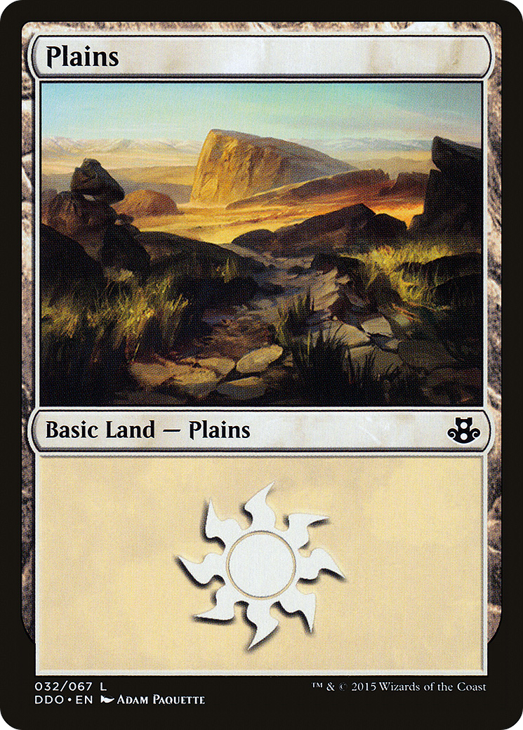 {B}[DDO 032] Plains (32) [Duel Decks: Elspeth vs. Kiora]