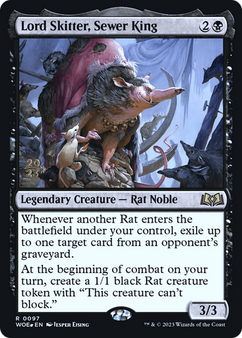 {@R} Lord Skitter, Sewer King [Wilds of Eldraine Prerelease Promos][PR WOE 097]