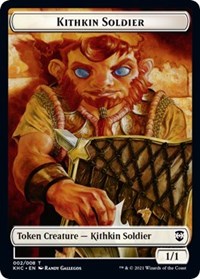 {T} Kithkin Soldier // Pegasus Double-sided Token [Kaldheim Commander Tokens][TKHC 002]