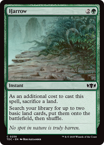 {C} Harrow [Tarkir: Dragonstorm Commander][TDC 258]