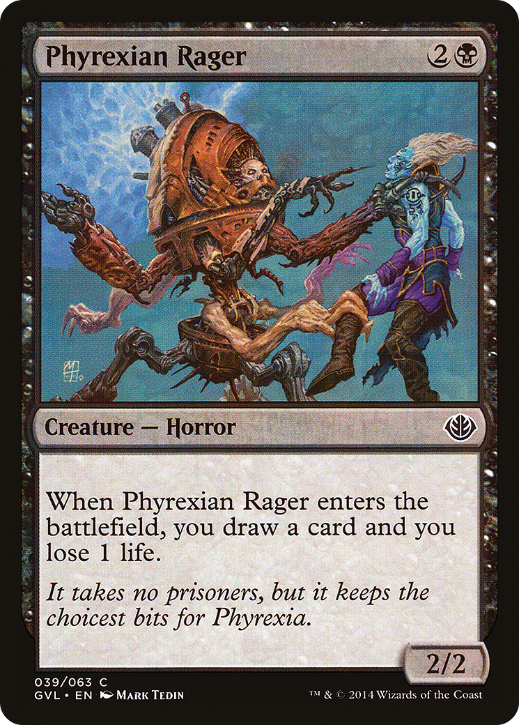 {C} Phyrexian Rager (Garruk vs. Liliana) [Duel Decks Anthology][GVL 039] - Misty Mountain Games