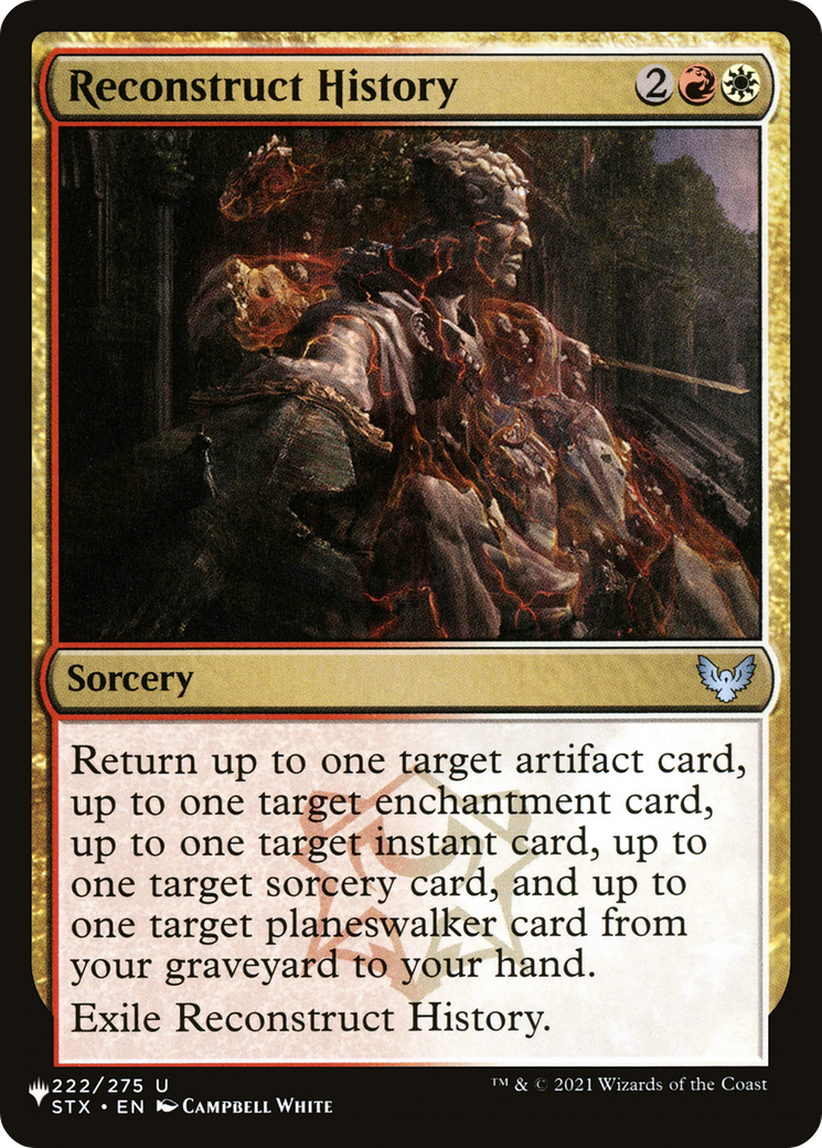 Reconstruct History [LIST 222/275]