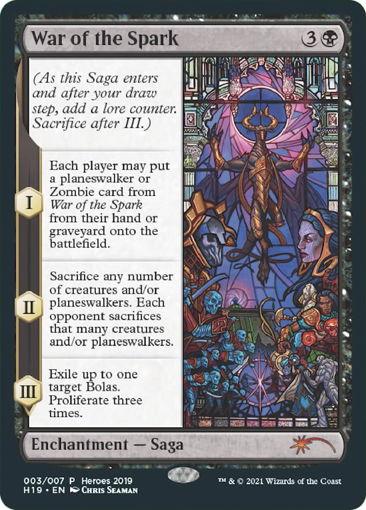 {R} War of the Spark [Heroes of the Realm 2019][PA H19 003]