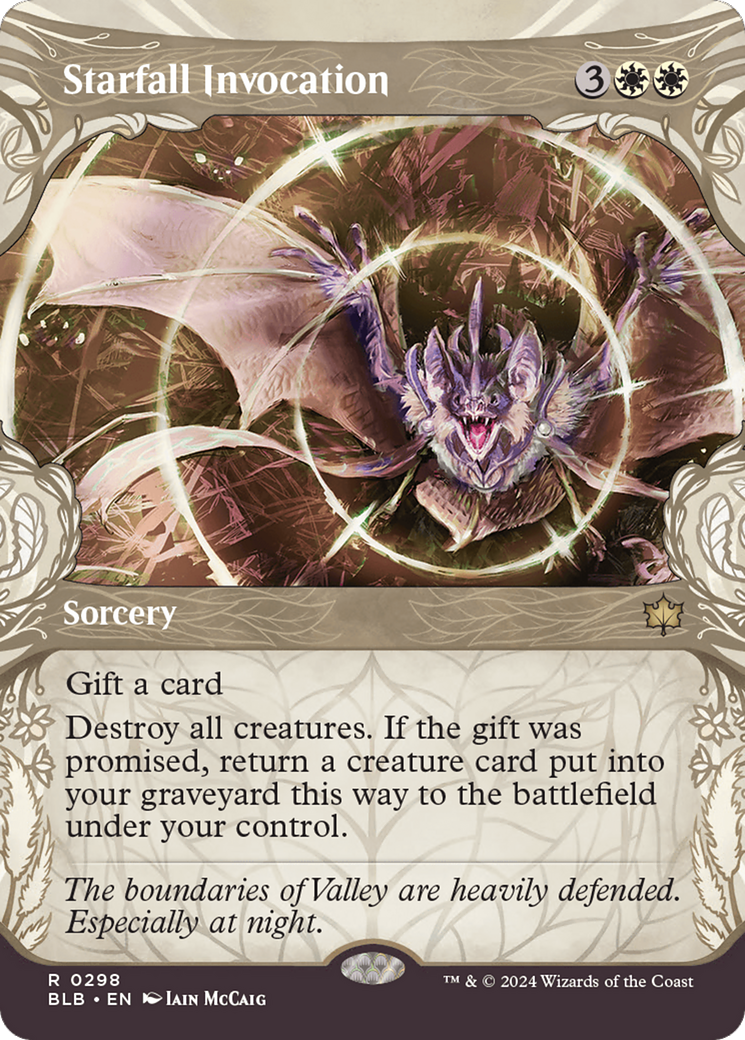 {@R} Starfall Invocation (Showcase) [Bloomburrow][BLB 298]