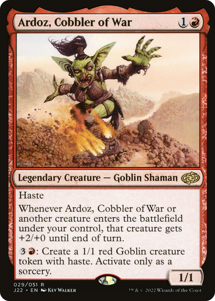 {R} Ardoz, Cobbler of War [Jumpstart 2022][J22 029]