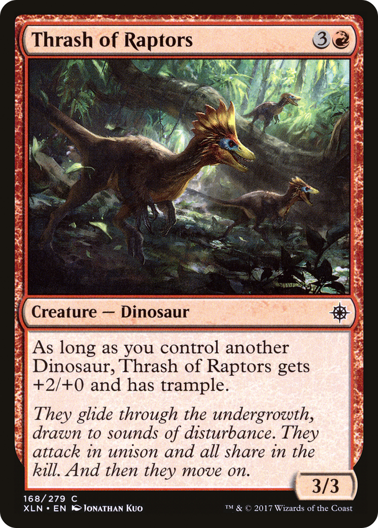 {C} Thrash of Raptors [Ixalan][XLN 168] - Misty Mountain Games