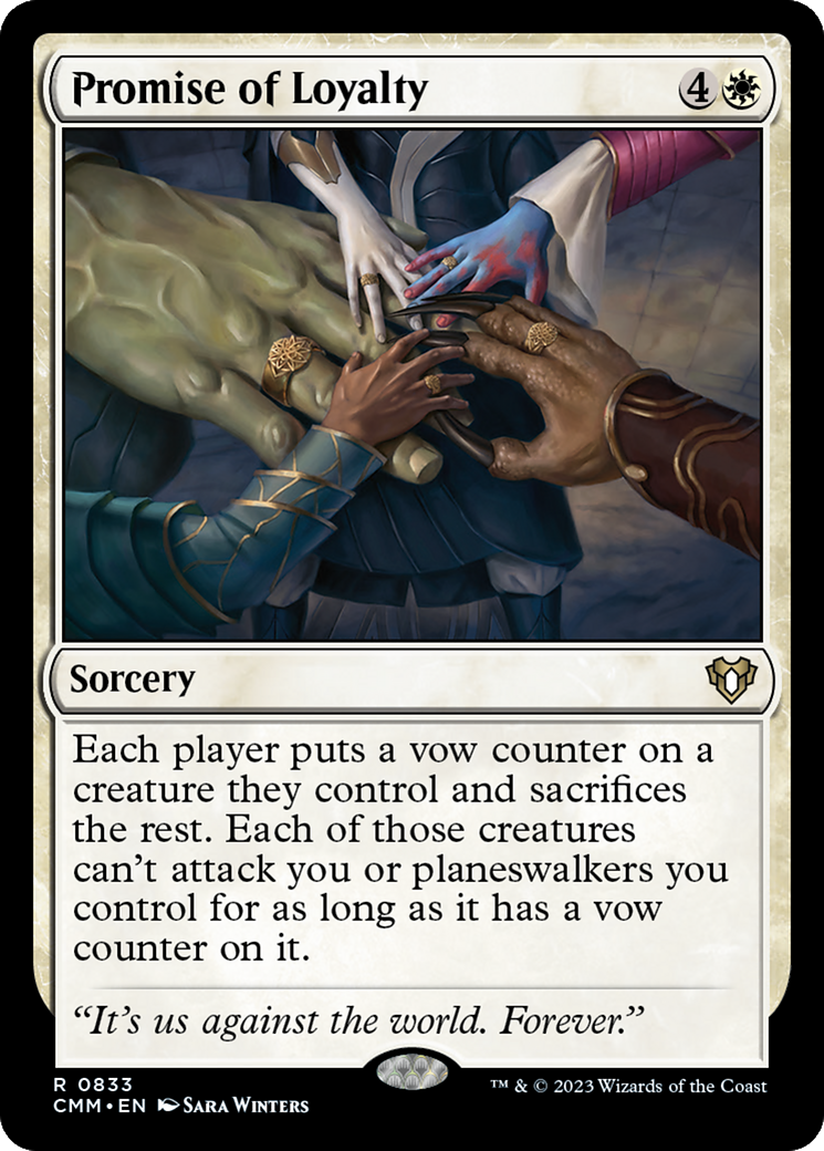 {R} Promise of Loyalty [Commander Masters][CMM 833]
