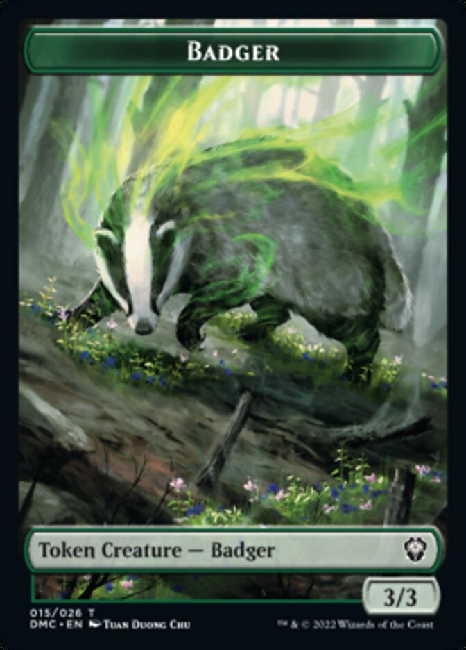 {T} Soldier // Badger Double-sided Token [Dominaria United Tokens][TDMU 004]