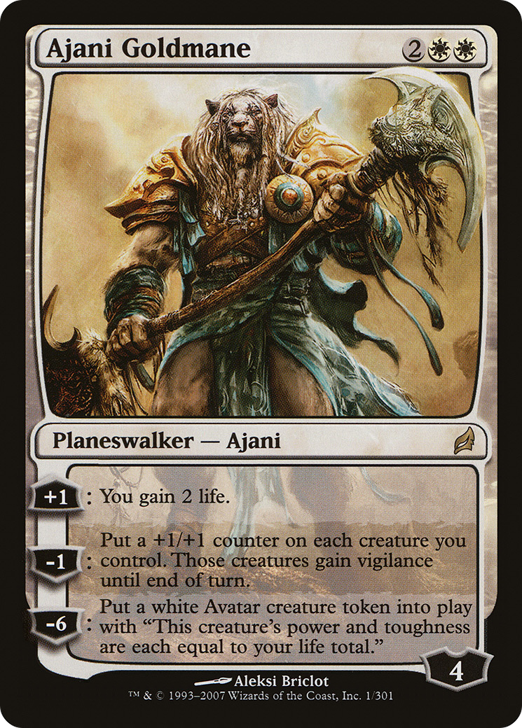 {R} Ajani Goldmane [Lorwyn][LRW 001]