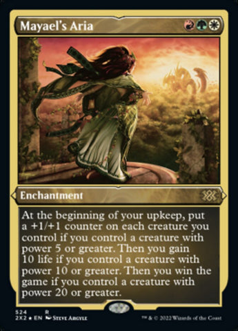 {R} Mayael's Aria (Foil Etched) [Double Masters 2022][2X2 524]