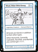 {R} Khod, Etlan Shiis Envoy [Mystery Booster Playtest Cards][CON CMB1 024]
