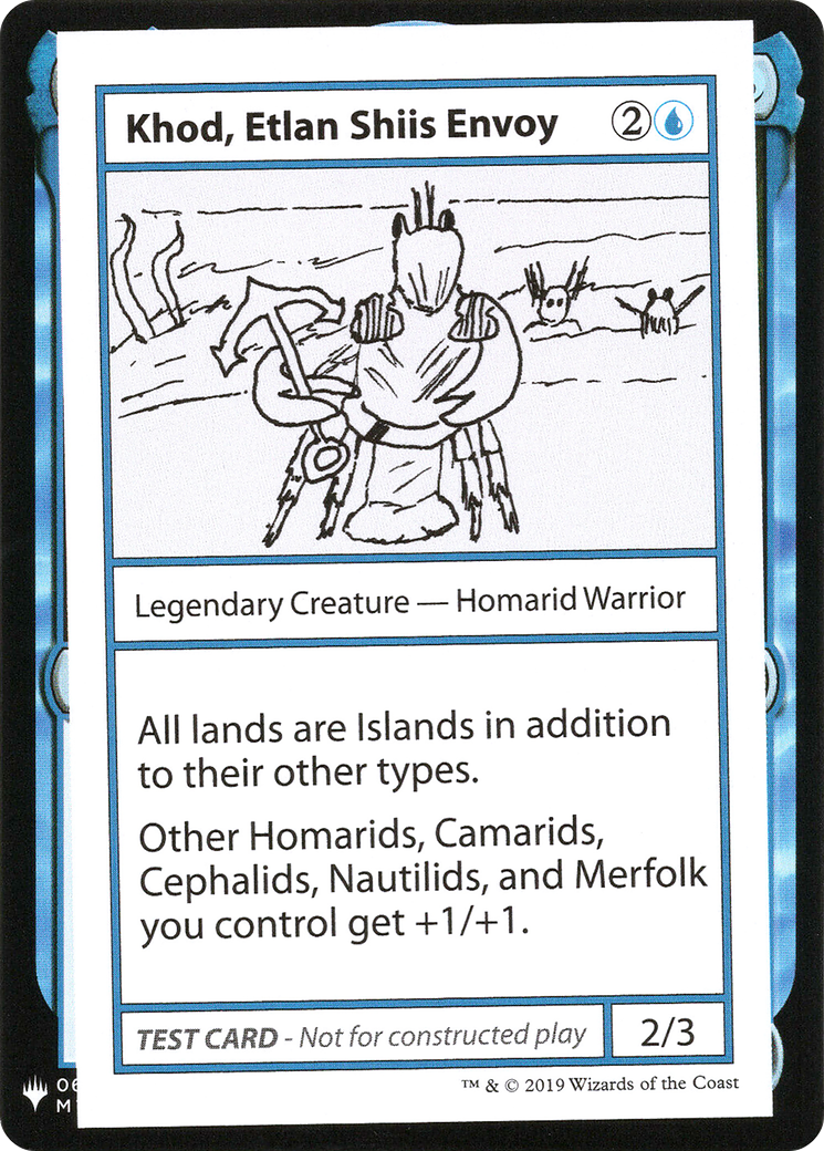 {R} Khod, Etlan Shiis Envoy [Mystery Booster Playtest Cards][CON CMB1 024]