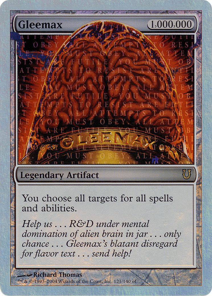 {R} Gleemax (Alternate Foil) [Unhinged][AA UNH 121] - Misty Mountain Games