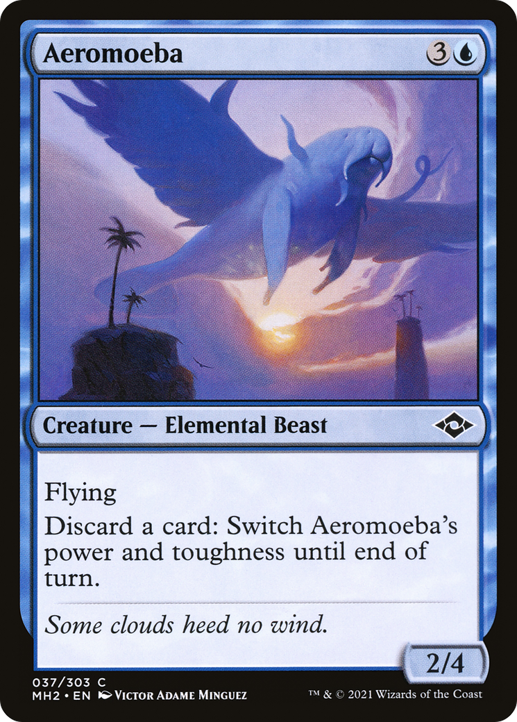 {C} Aeromoeba (Foil) [Modern Horizons 2] [MH2 037]