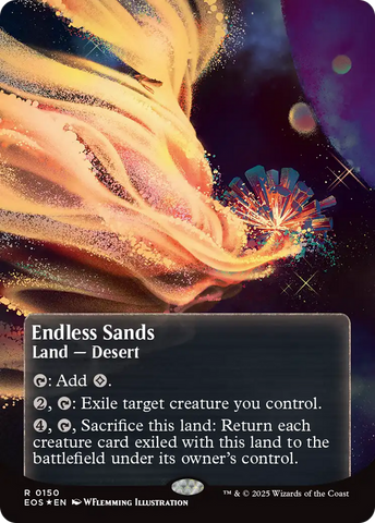 {@@ EOC R} Endless Sands (0150) (Poster) (Galaxy Foil) [Edge of Eternities: Stellar Sights][EOS 150]