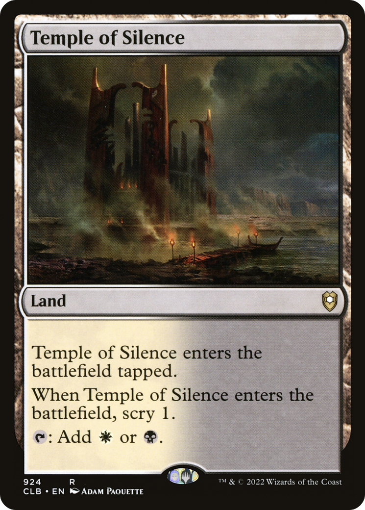 {R} Temple of Silence [Commander Legends: Battle for Baldur's Gate][CLB 924]