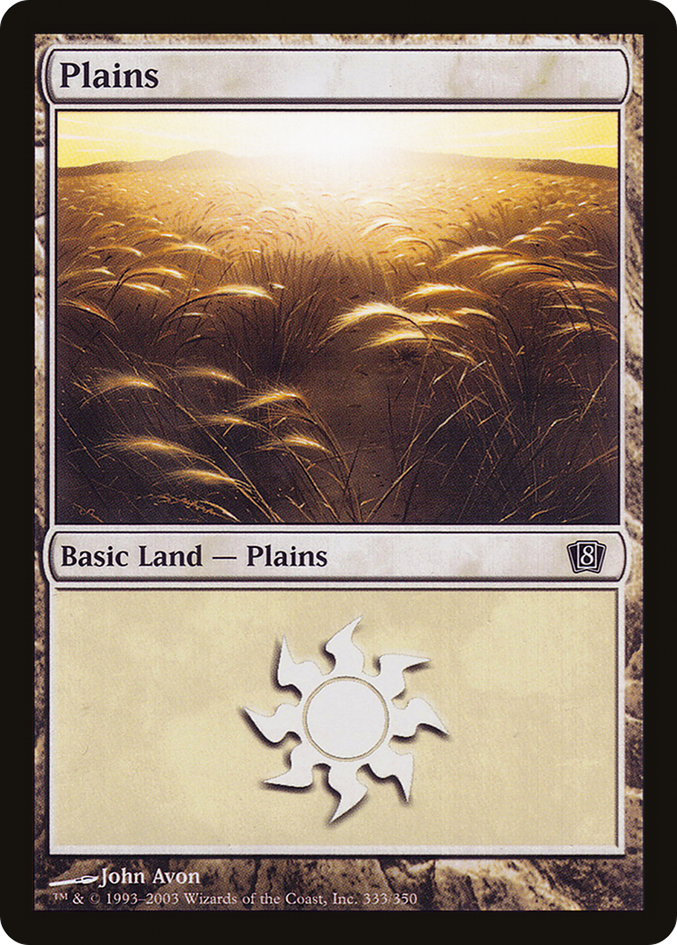 {B}[8ED 333] Plains (333) [Eighth Edition]