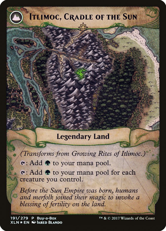 {R} Growing Rites of Itlimoc // Itlimoc, Cradle of the Sun (Buy-A-Box) [Ixalan Treasure Chest][PA PXTC 191] - Misty Mountain Games
