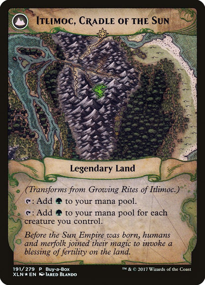 {R} Growing Rites of Itlimoc // Itlimoc, Cradle of the Sun (Buy-A-Box) [Ixalan Treasure Chest][PA PXTC 191] - Misty Mountain Games