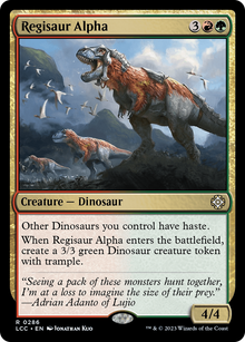 {R} Regisaur Alpha [The Lost Caverns of Ixalan Commander][LCC 286]