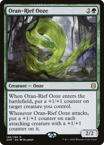 {R} Oran-Rief Ooze (Promo Pack) [Zendikar Rising Promos][PP ZNR 198]