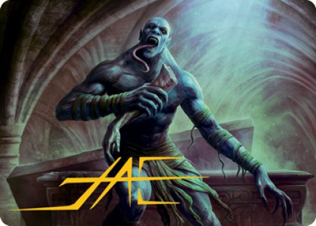 {A} Ghoul Art Card (Gold-Stamped Signature) [Dungeons & Dragons: Adventures in the Forgotten Realms Art Series][GS AAFR 018]