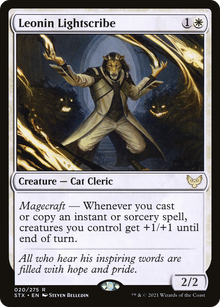 {R} Leonin Lightscribe [Strixhaven: School of Mages][STX 020]