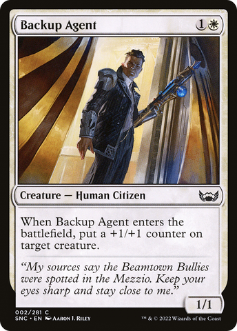 {C} Backup Agent [Streets of New Capenna][SNC 002]