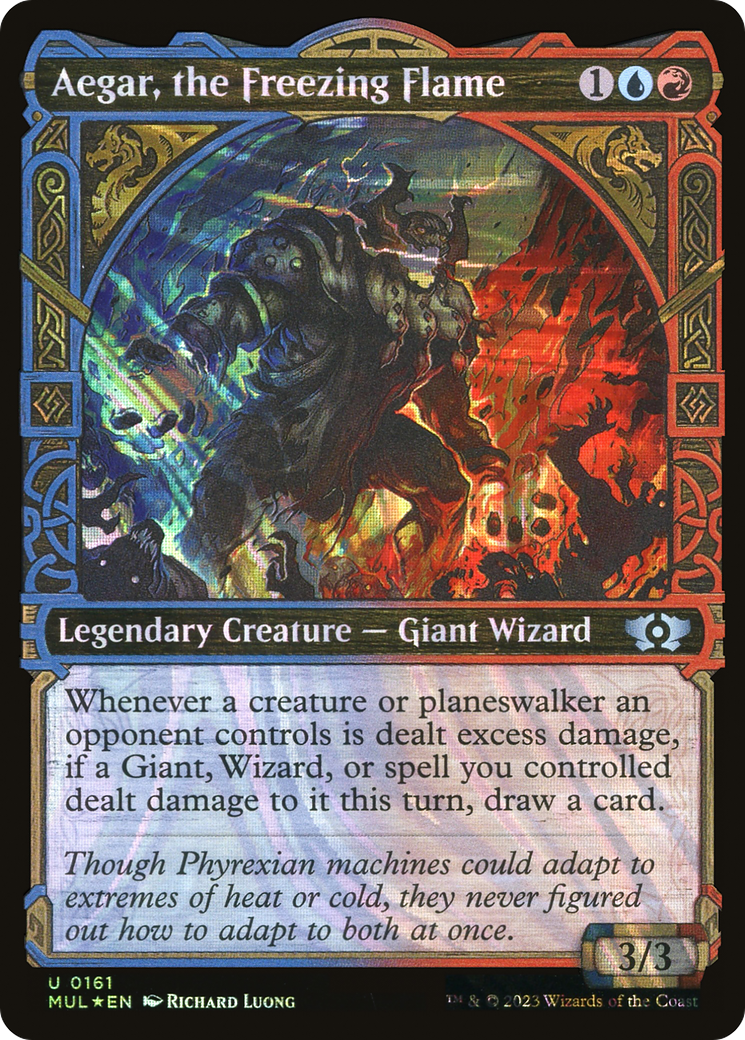 {C} Aegar, the Freezing Flame (Halo Foil) [Multiverse Legends][MUL 161]