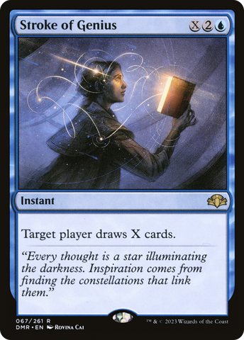 {R} Stroke of Genius [Dominaria Remastered][DMR 067]