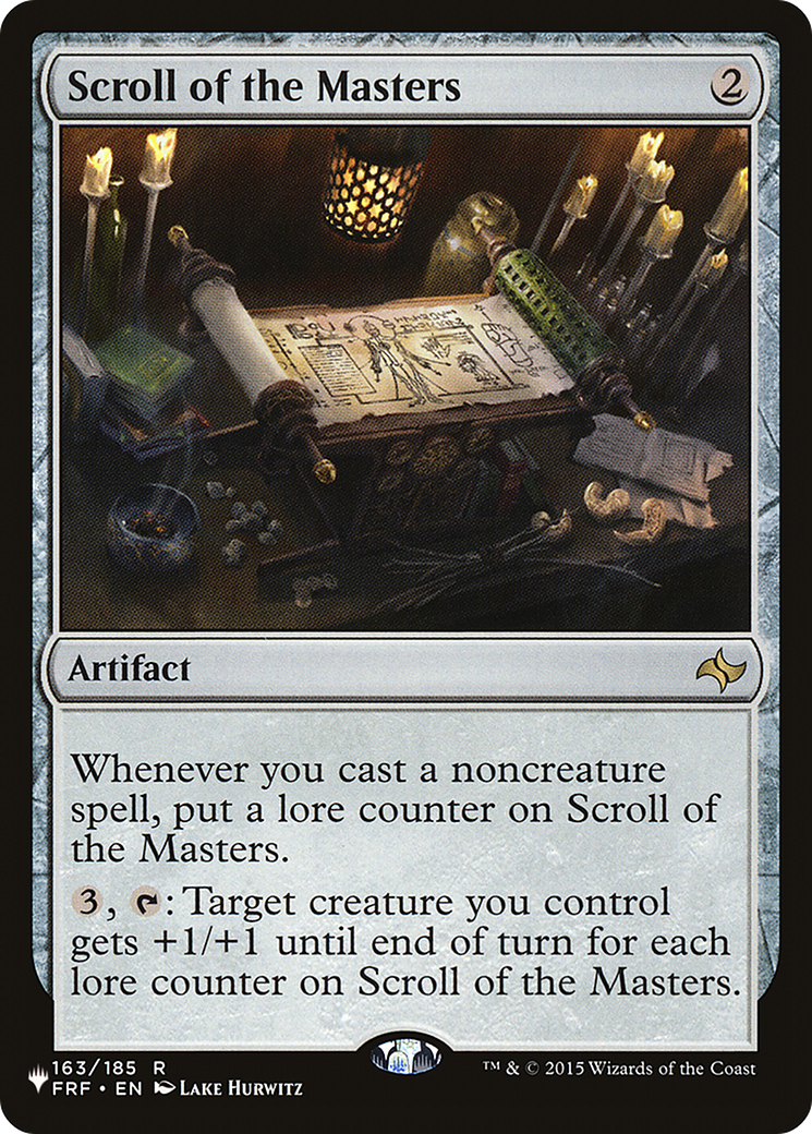 Scroll of the Masters [LIST 163/185]