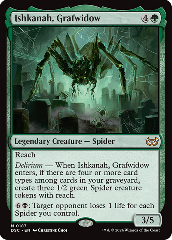 {R} Ishkanah, Grafwidow [Duskmourn: House of Horror Commander][DSC 187]