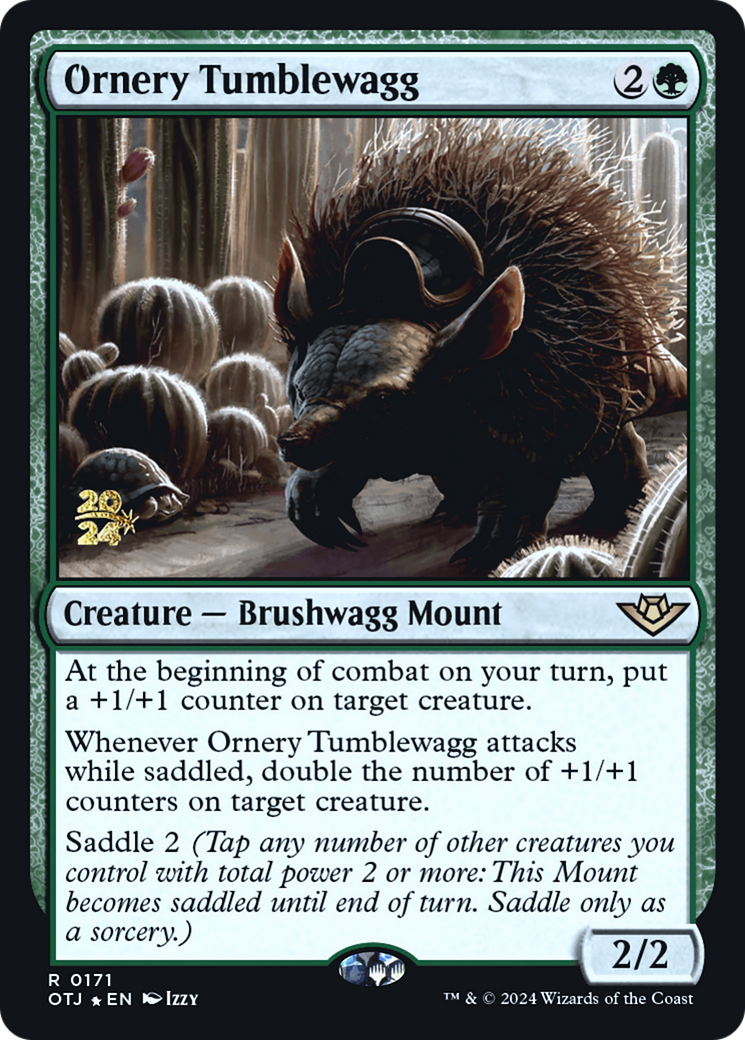 {@R} Ornery Tumblewagg [Outlaws of Thunder Junction Prerelease Promos][PR OTJ 171]