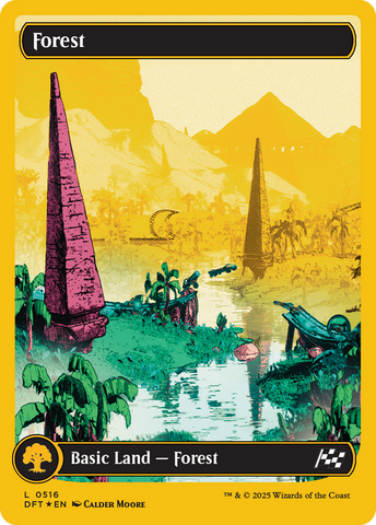 {B}[DFT 516] Forest (0516) (First-Place Foil) [Aetherdrift]