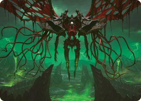 {A} Archfiend of the Dross Art Card [Phyrexia: All Will Be One Art Series][AONE 018]