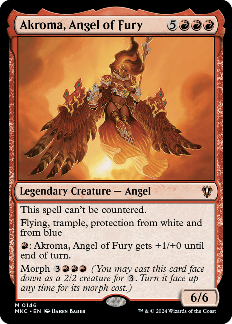 {R} Akroma, Angel of Fury [Murders at Karlov Manor Commander][MKC 146]