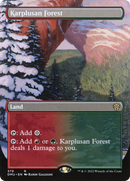 {R} Karplusan Forest (Borderless Alternate Art) [Dominaria United][DMU 379]