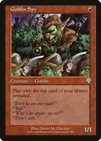 {C} Goblin Spy [Invasion][INV 145]