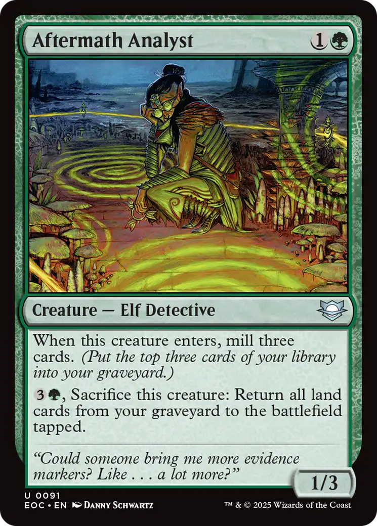 {@@ EOC C} Aftermath Analyst [Edge of Eternities Commander] [EOC 091]